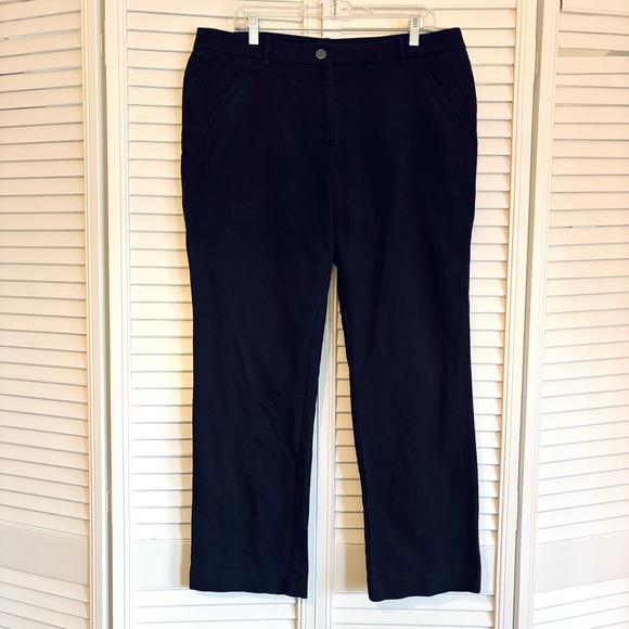 Anne Klein Pants - Anne Klein Black Straight Leg Pants Size 14